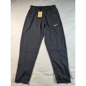 Nike Dri-FIT Challenger Woven Running Pants Mens Small Black Zip Ankle NEW
